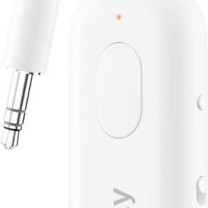 Twelve South AirFly Pro | Bluetooth Wireless Transmitter/Receiver Adapter for 2 Headphones, Audio Sharing, Compatible with 3.5mm aux Jack for Airplanes, TV, Gym, Stereo, and Travel, 25+ Hr Battery