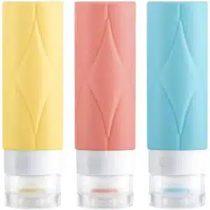 4 Pack Travel Bottles,Leak Proof TSA Approved Travel Size Containers (60ML 5PACK)