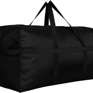 DoYiKe Extra Large Storage Duffle Bag with Zippers and Handles, Big Foldable Duffle Bag for Travel
