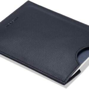 HISCOW Minimalist Passport Sleeve - Italian Calfskin (Black)