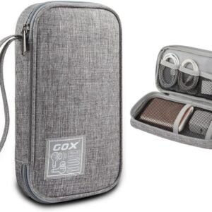 GOX Electronic Cable Organizer Travel Case Tech Pouch