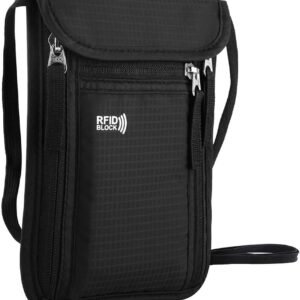 KEAFOLS Travel Pouch Neck Wallet Family Passport Holder Organizer Case with RFID Blocking | RFID Blocking