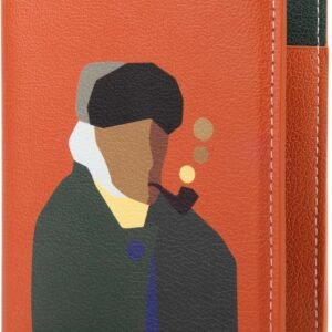 Lychii Designer Cute Passport Holder, Unique Passport Cover Aesthetic, PU Leather with RFID-blocking Passport Protection Case, Slots for Cards, 5.7" x 4.1"