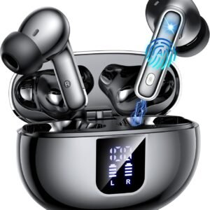 AI Translation Earbuds Real Time, 188 Language Translator Earbuds, 36H Playtime 3-in-1 Translation Earphones, 4 ANC Mic for Audifonos Traductores Inglés Español,Translate Ear Buds for Travel Learning