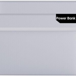 ZOOPIP 2 Pack Electronic Travel Organizer Cases,Fireproof Tech Accessories Bags,Explosion-Proof Portable Storage Pouch Bags for Power Bank,Phone,Charging Cords,Earphones(10.7”×6.3”,Silver)