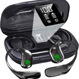 Ai Translator Earbuds Translation Headphones Real-Time 144 Languages with Online & Offline Adjustable Ear-Hook 36H Playtime Perfect for Travel & Business