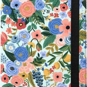 GABraden Cute Passport Holder and Holder Combo Passport Cover with RFID Blocking Women Men Compatible Wallet Credit Card Protector(Color Flowers,Floral)