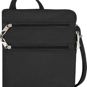 Travelon Anti-theft Classic Slim Double Zip Crossbody