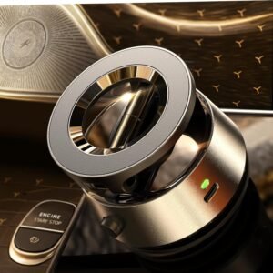 LISEN for MagSafe Suction Car Phone Holder Mount, Electric Vacuum Magnetic Phone Holder Stand, 360° Adjustable Vlogging Travel, Only for Mirror/Smooth Surface, for iPhone 17 16e 16 Pro Max 15 14 13 12