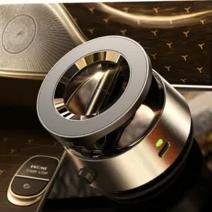 LISEN for MagSafe Suction Car Phone Holder Mount, Electric Vacuum Magnetic Phone Holder Stand, 360° Adjustable Vlogging Travel, Only for Mirror/Smooth Surface, for iPhone 17 16e 16 Pro Max 15 14 13 12