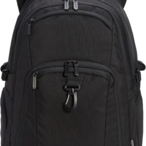 Amazon Basics Travel Laptop Backpack for 17 in / 43.1 cm Laptop, Black
